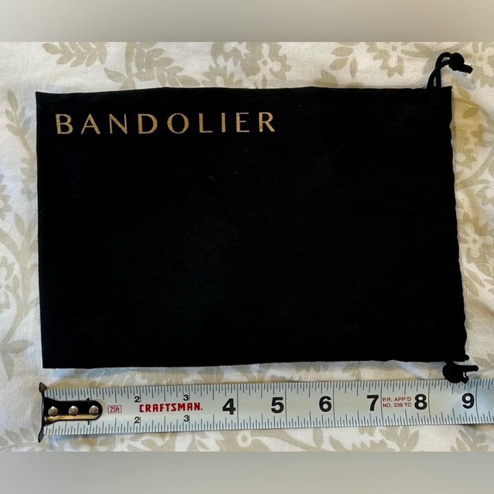 Bandolier Black and Gold Drawstring dust cover